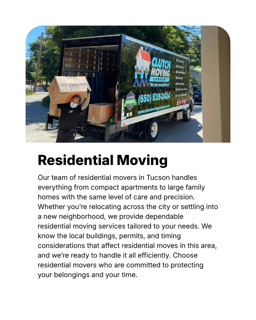 Residential Moving Service