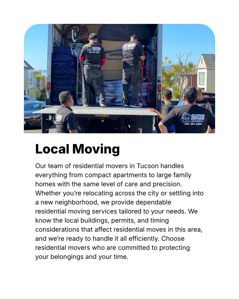 Local Moving Services