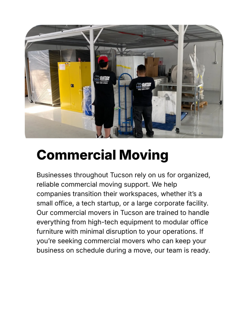 Commercial Moving Services